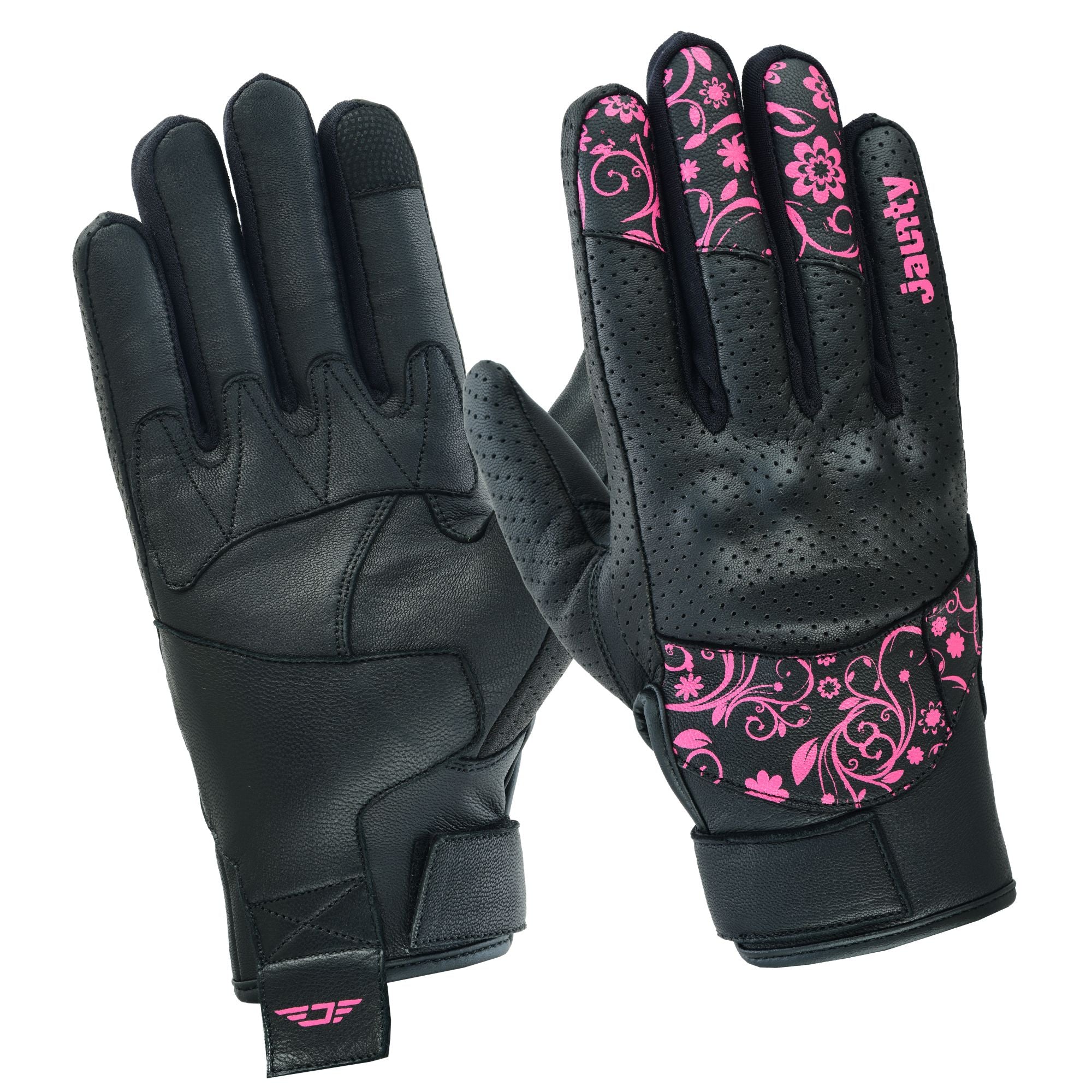 Woman Motorcycle Gloves Pink